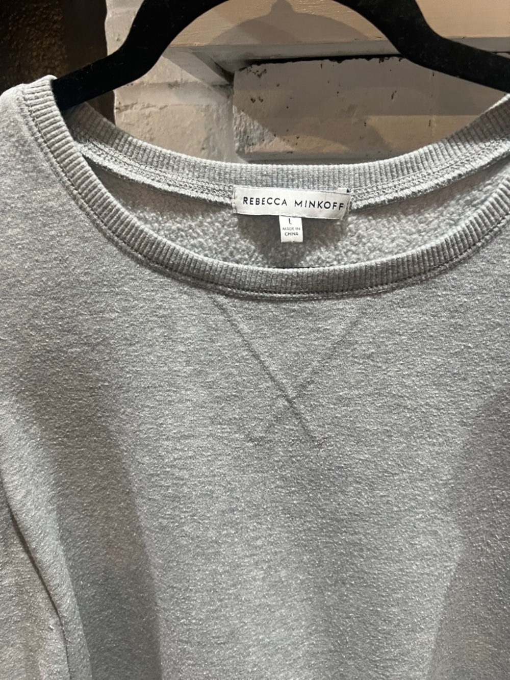 SOLD - Not for Sale - Rebecca Minkoff:  Gray Sweatshirt - Picture 3 of 6